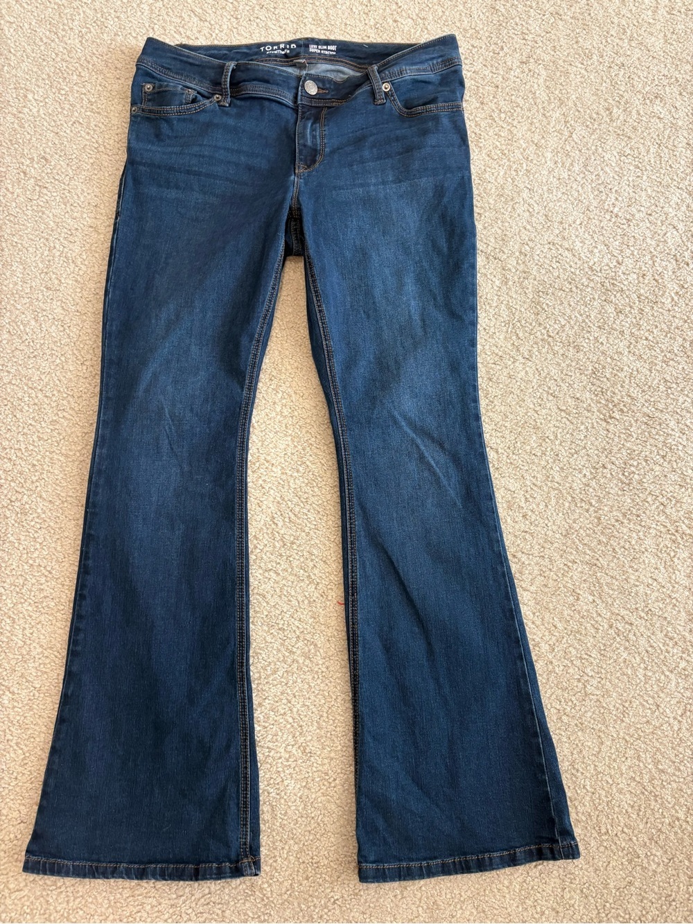 torrid Dark Blue Flare Jeans - Picture 6 of 6